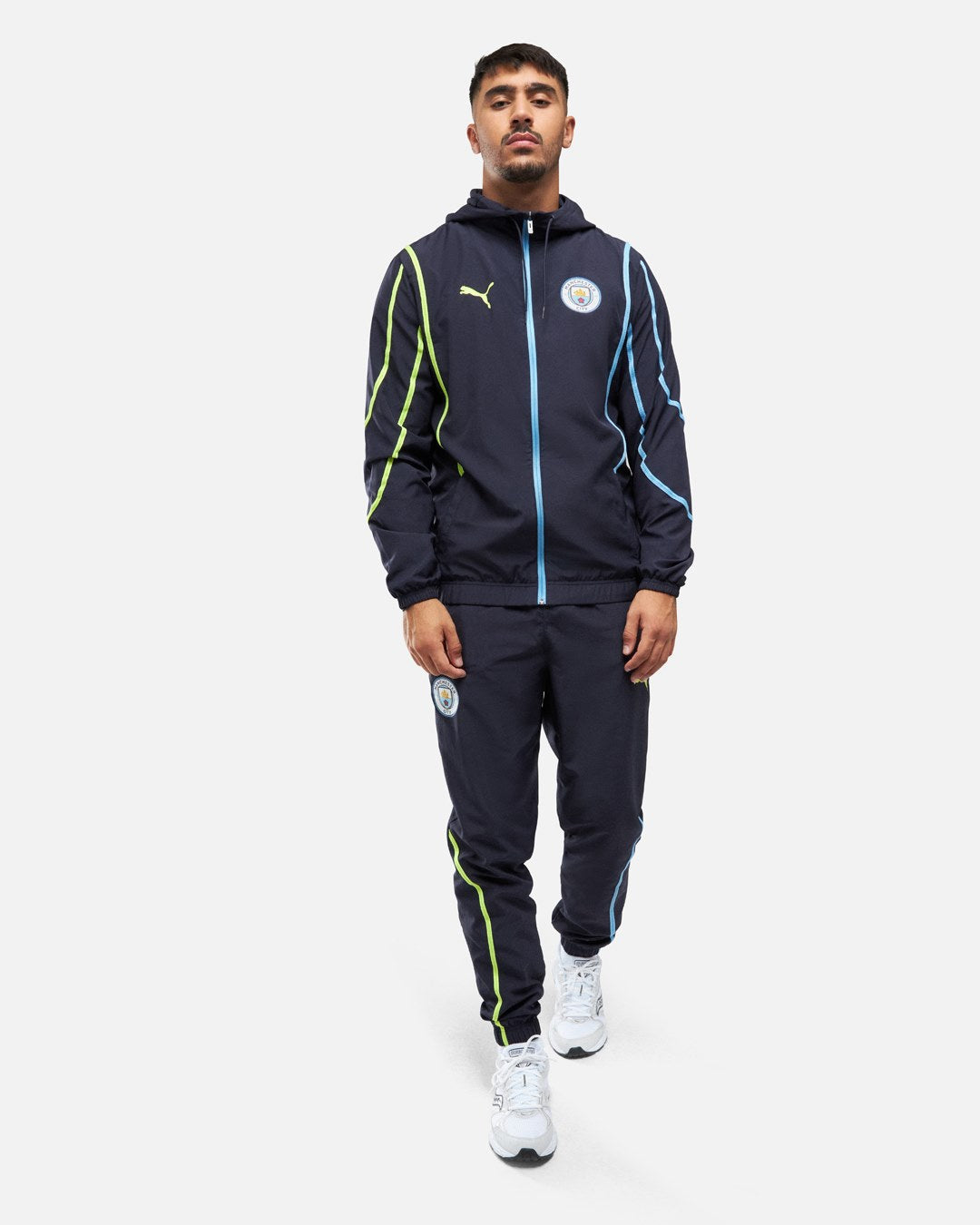 FootKorner TestingPantalon de survêtement Manchester City 2024/2025 - Bleu/Jaune