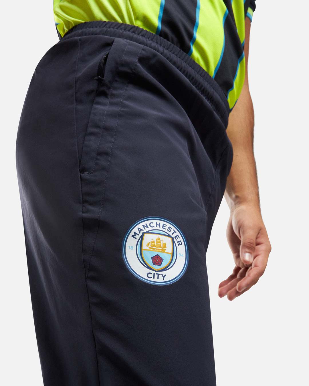 FootKorner TestingPantalon de survêtement Manchester City 2024/2025 - Bleu/Jaune