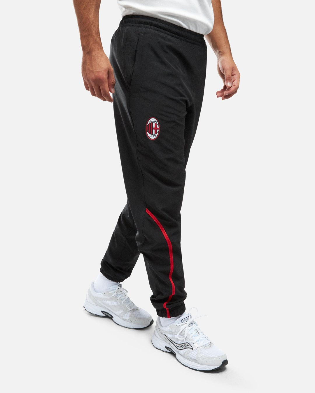 FootKorner TestingPantalon de survêtement Milan AC 2024/2025 - Noir/Rouge