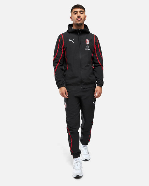 Veste de survêtement AC Milan 2024/2025 - Rouge/Noir - FootKorner Testing