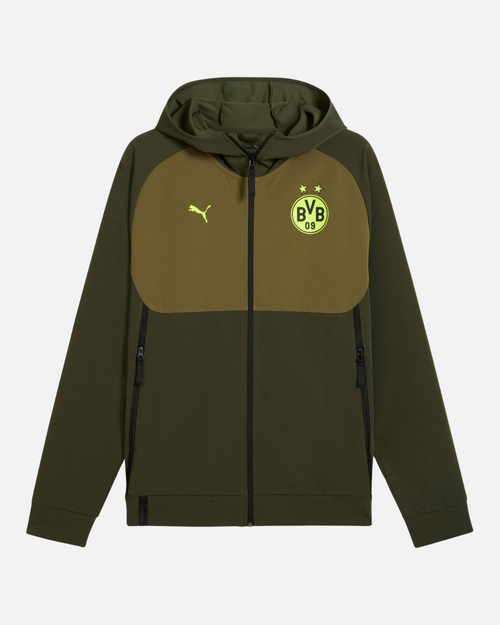 Veste de survêtement Dortmund Tech 2024/2025 - Kaki - FootKorner Testing