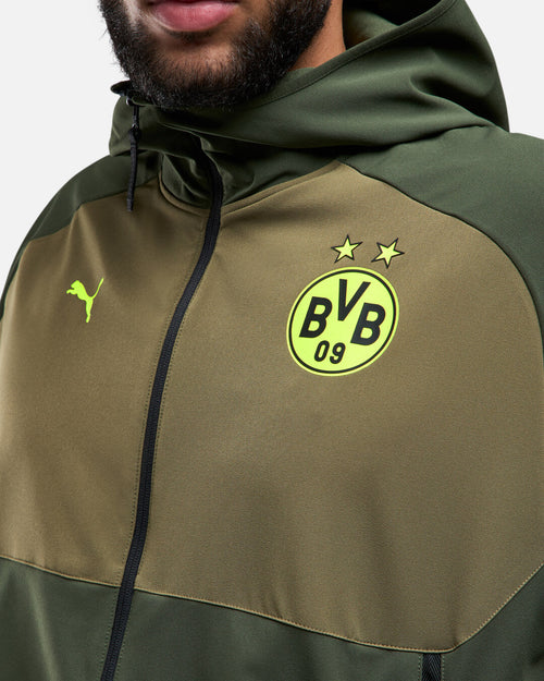Veste de survêtement Dortmund Tech 2024/2025 - Kaki - FootKorner Testing