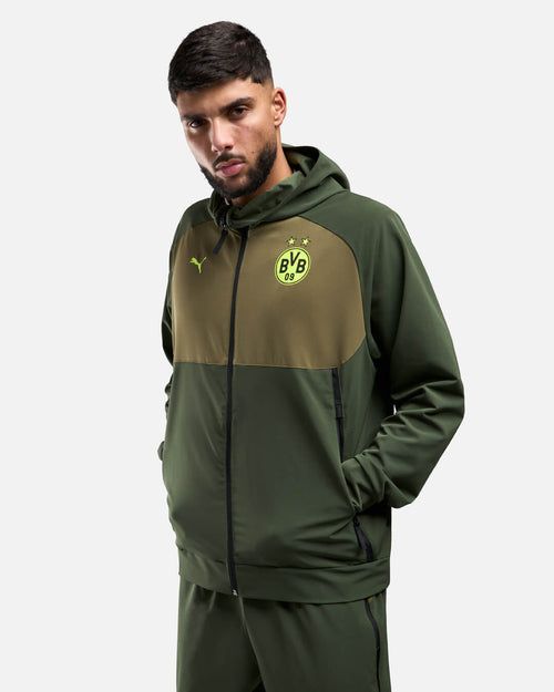 Veste de survêtement Dortmund Tech 2024/2025 - Kaki - FootKorner Testing