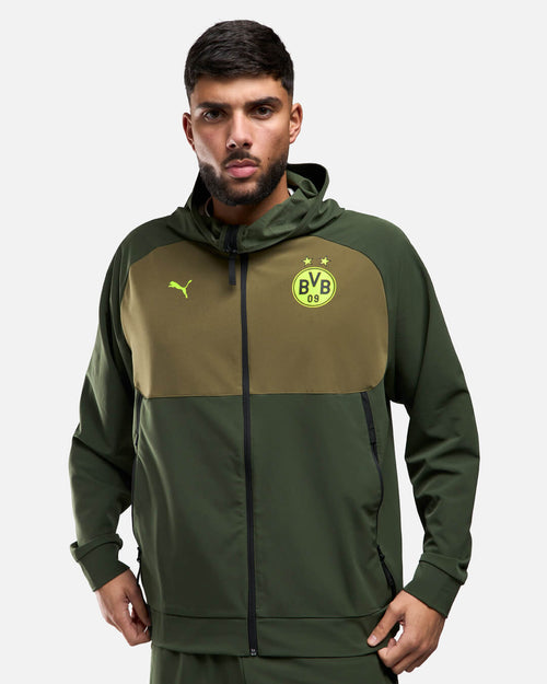 Veste de survêtement Dortmund Tech 2024/2025 - Kaki - FootKorner Testing