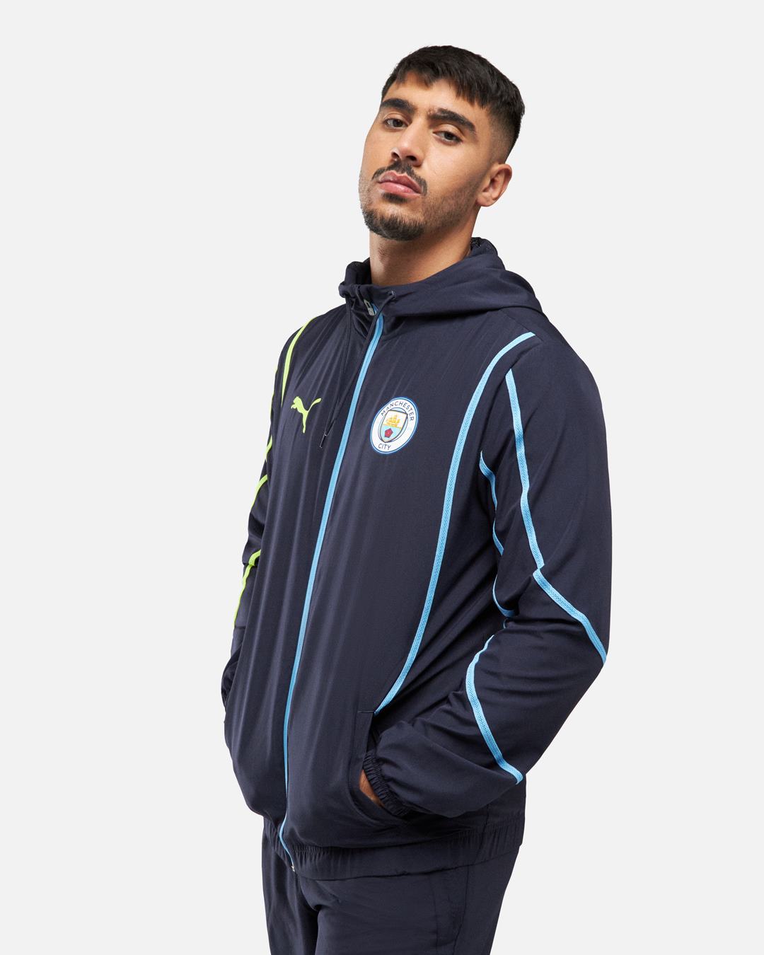 FootKorner TestingVeste de survêtement Manchester City 2024/2025 - Bleu