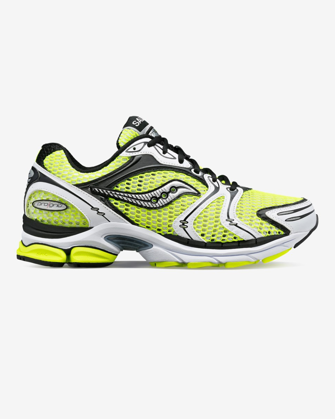 FootKorner TestingSaucony Progrid Triumph 4 - Jaune/Noir/Blanc