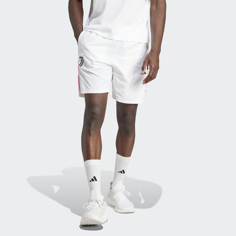 FootKorner TestingShort d'entrainement Juventus - Blanc/Noir/Rose