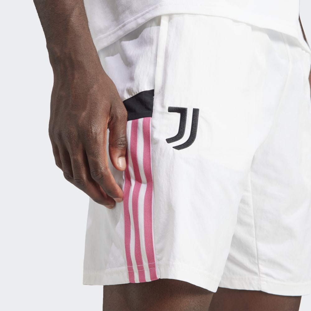 FootKorner TestingShort d'entrainement Juventus - Blanc/Noir/Rose