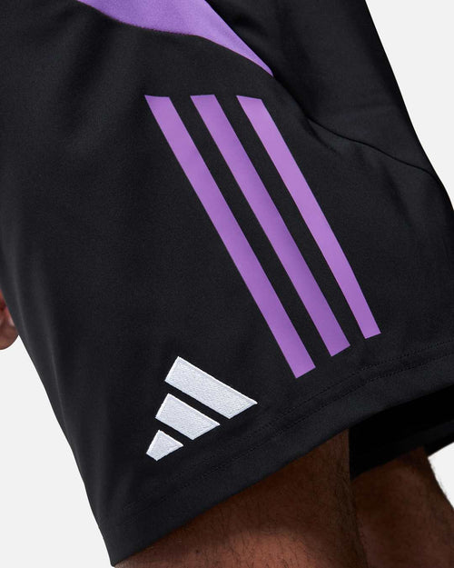 Short d'entrainement Allemagne 2024 - Noir/Violet - FootKorner Testing