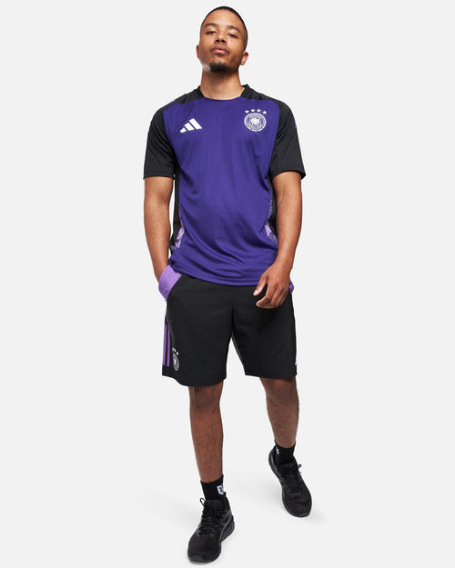 Short d'entrainement Allemagne 2024 - Noir/Violet - FootKorner Testing
