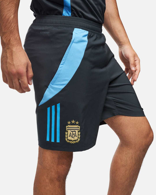 Short d'entrainement Argentine 2024 - Gris/Bleu - FootKorner Testing