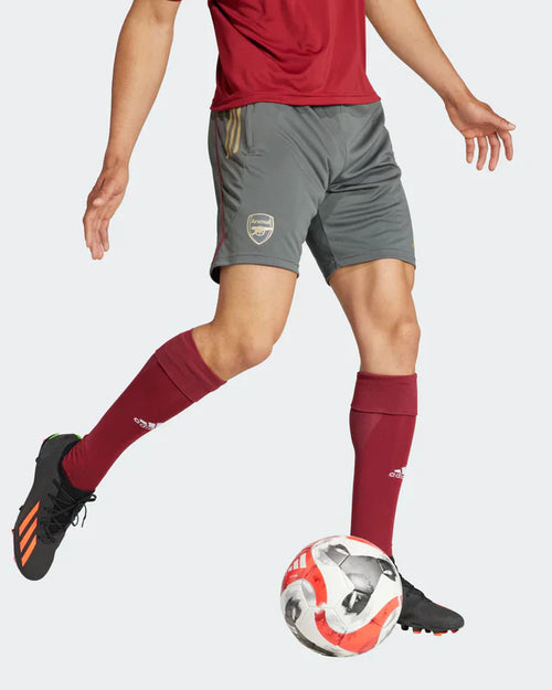 Short d'entrainement Arsenal - Gris/Or - FootKorner Testing