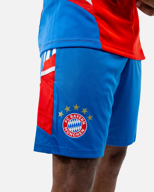 Short d'entrainement Bayern Munich 2022/2023 - Rouge/Bleu/Blanc - FootKorner Testing