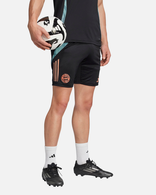 Short d'entrainement Bayern Munich 2024/2025 - Noir/Bleu/Rose - FootKorner Testing