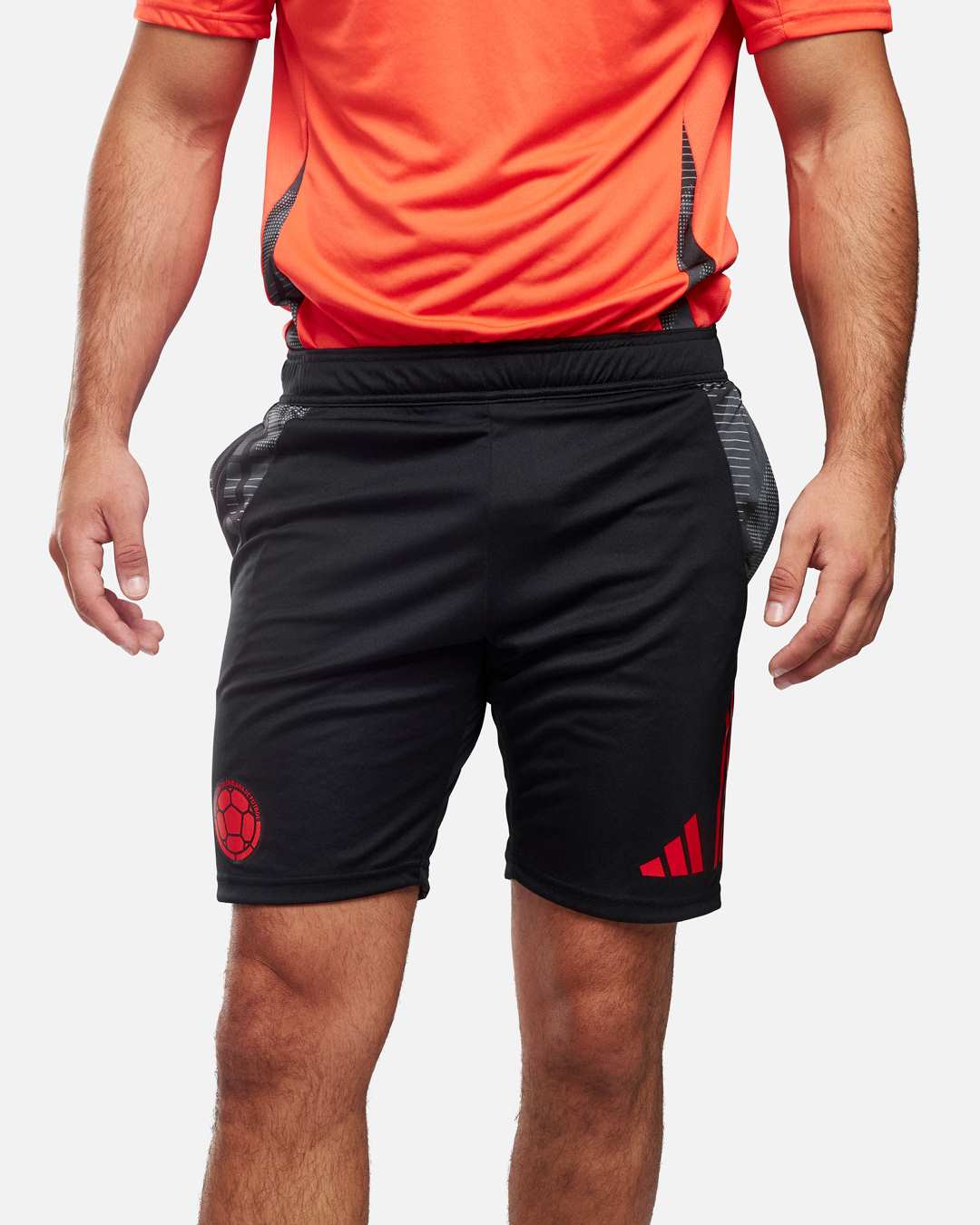 FootKorner TestingShort d'entrainement Colombie 2024 - Noir/Orange