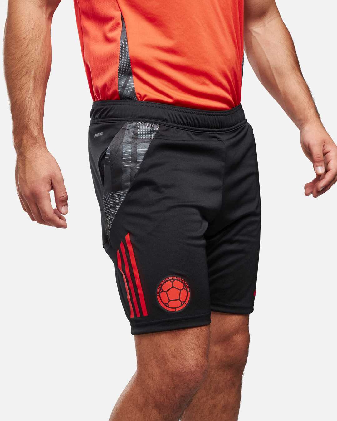 FootKorner TestingShort d'entrainement Colombie 2024 - Noir/Orange