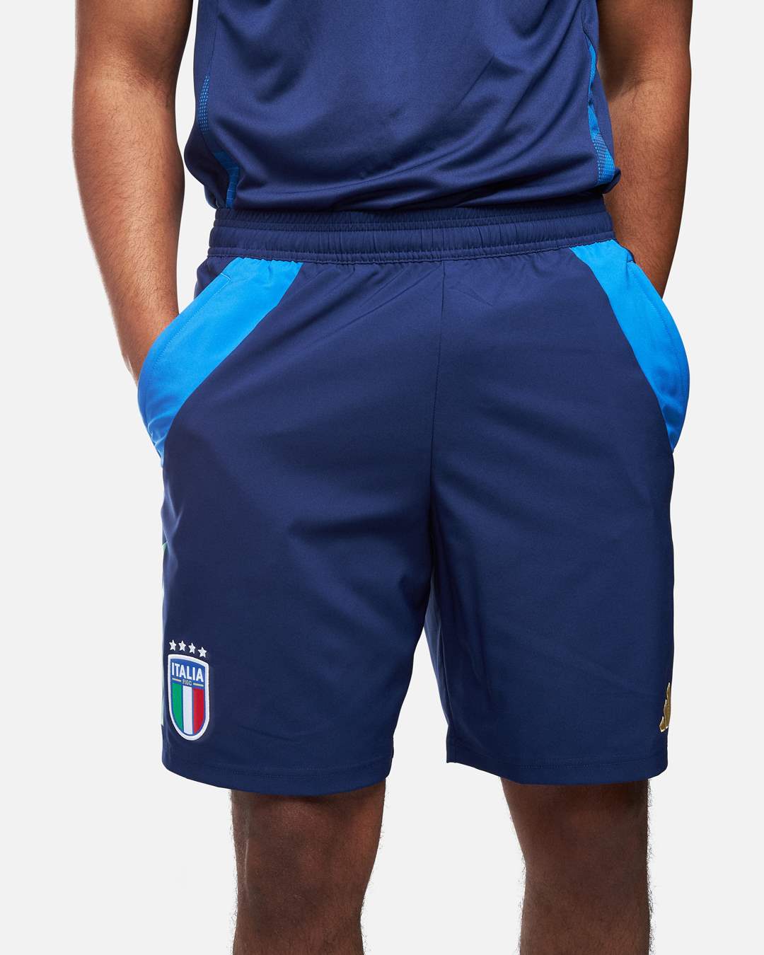 FootKorner TestingShort d'entrainement Italie 2024 - Bleu
