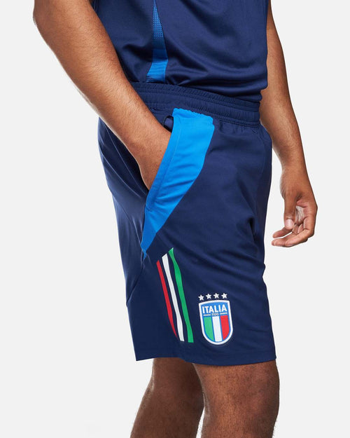 Short d'entrainement Italie 2024 - Bleu - FootKorner Testing