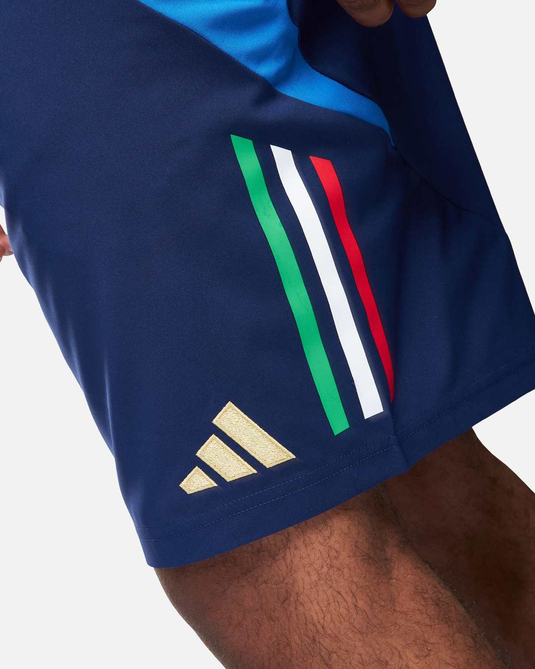 FootKorner TestingShort d'entrainement Italie 2024 - Bleu