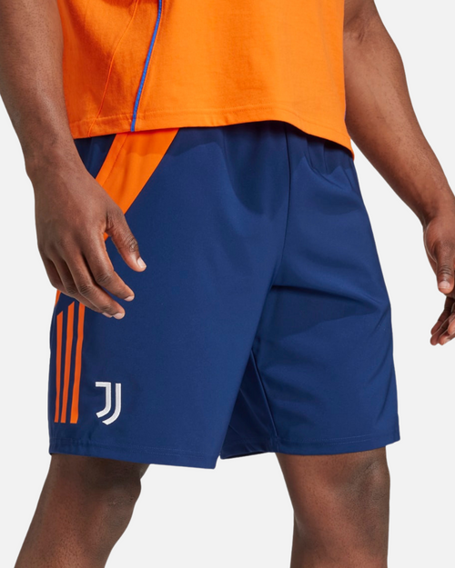 Short d'entrainement Juventus - Bleu/orange - FootKorner Testing