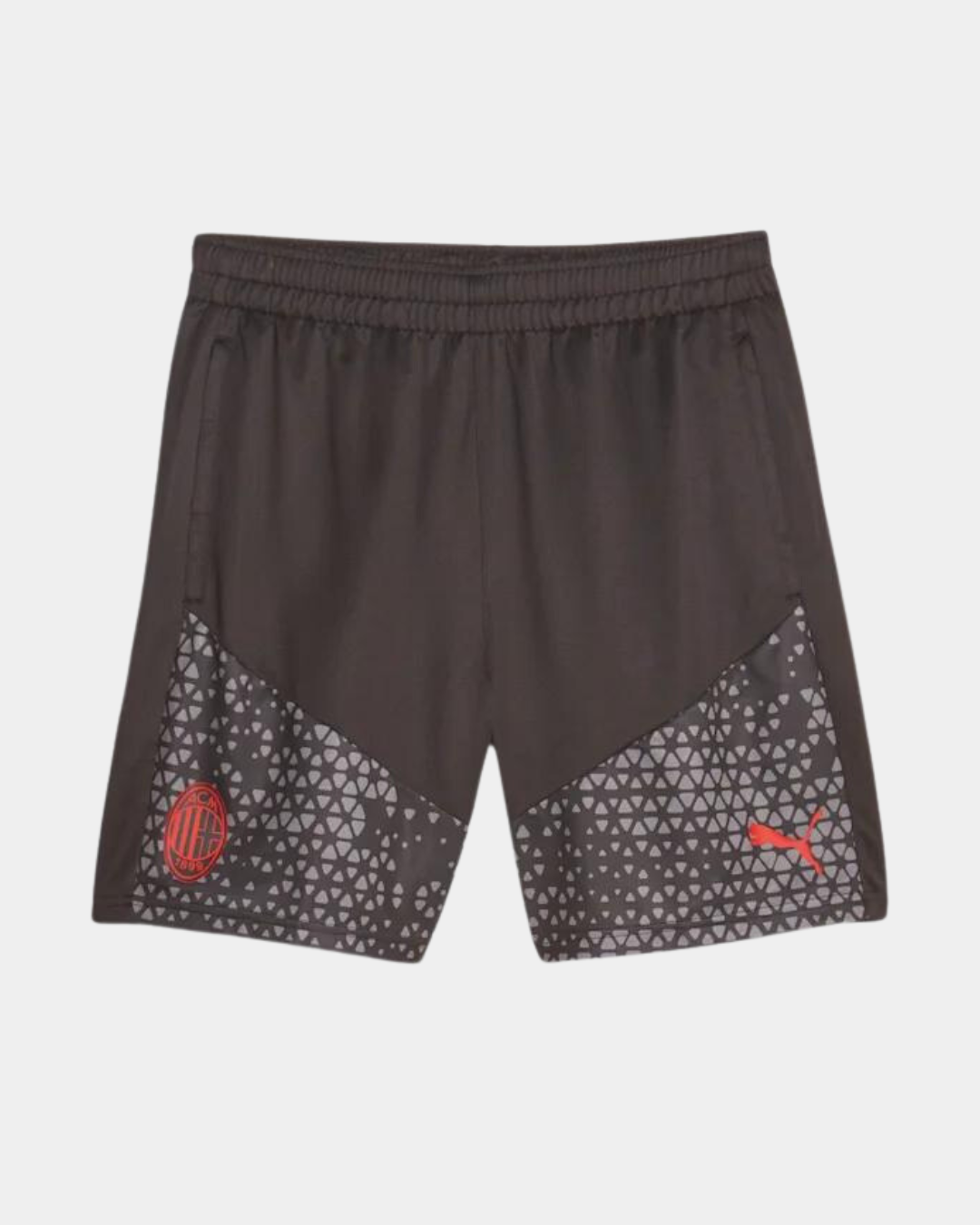 FootKorner TestingShort d'entrainement Milan AC  - Gris/Rouge