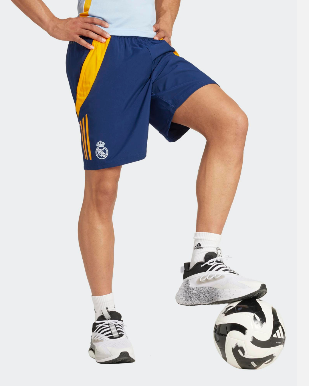 FootKorner TestingShort d'entrainement Real Madrid 2024/2025 - Bleu/Orange