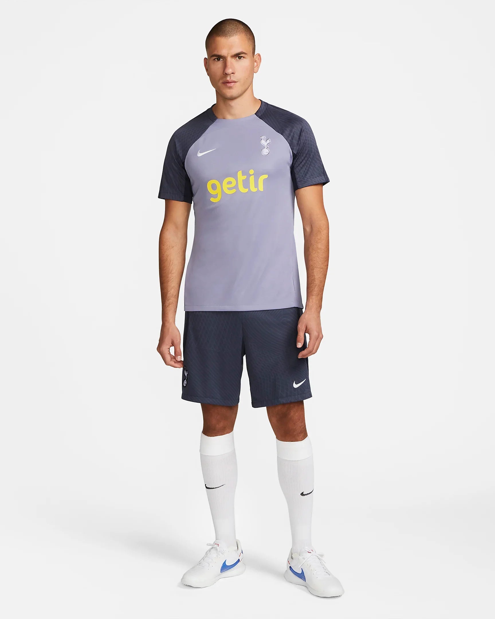 FootKorner TestingShort d'entrainement Tottenham - Gris/Blanc