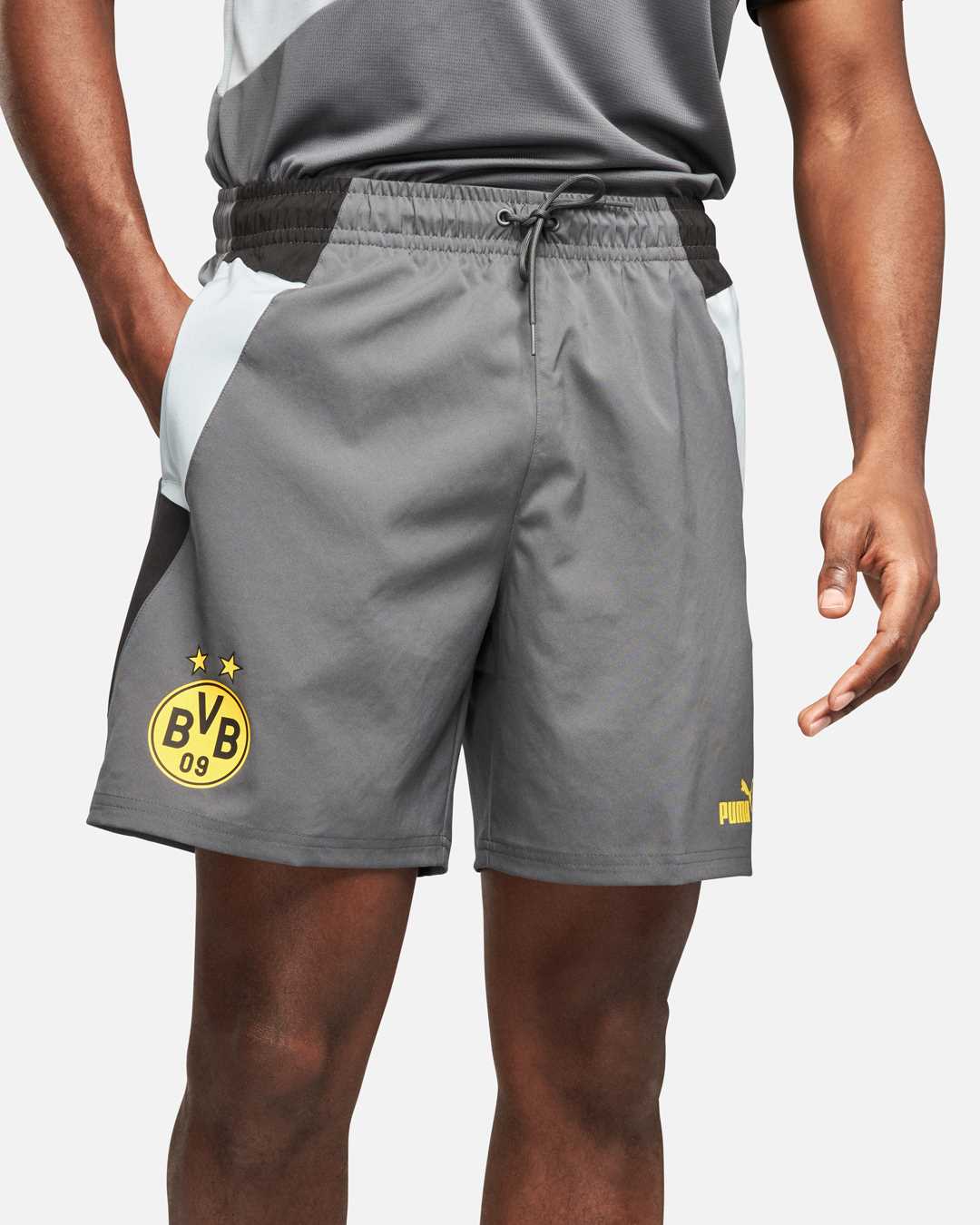 FootKorner TestingShort  Dortmund - Noir/Gris