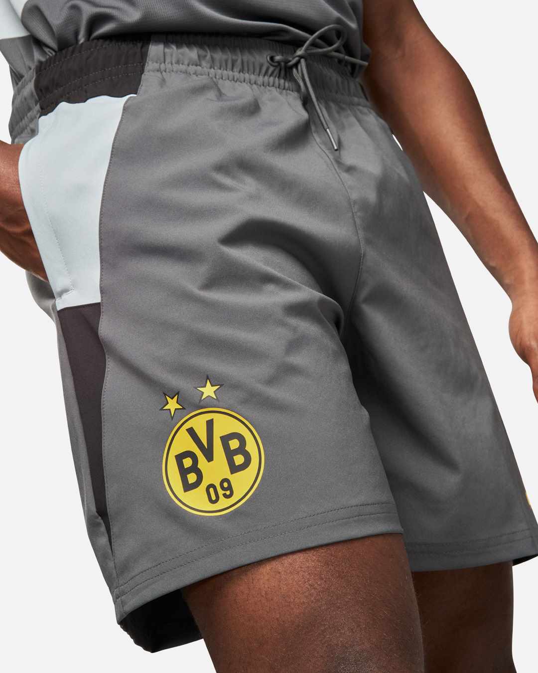 FootKorner TestingShort  Dortmund - Noir/Gris