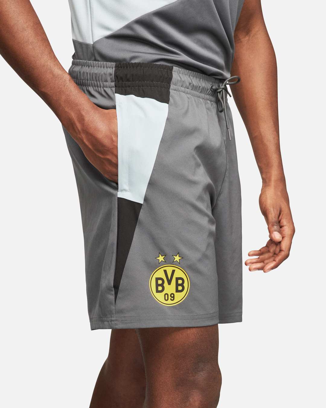 FootKorner TestingShort  Dortmund - Noir/Gris