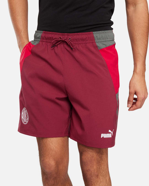 Short d'entrainement AC Milan -  Rouge/Gris - FootKorner Testing