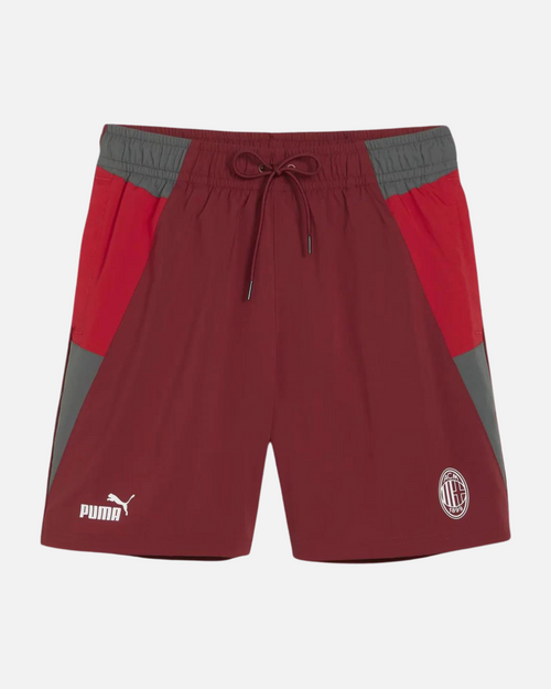 Short d'entrainement AC Milan -  Rouge/Gris - FootKorner Testing