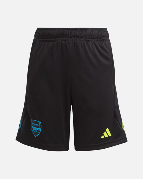 Short d'entrainement Arsenal Junior - Noir/Jaune/Bleu - FootKorner Testing