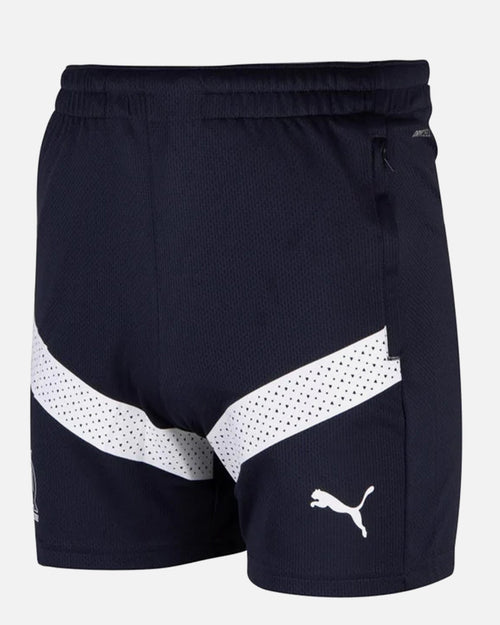 Short d'entrainement OM Junior 2022/2023 - Bleu/Blanc - FootKorner Testing