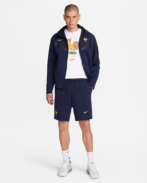 Short Equipe de France 2024 Nike Tech Fleece - Marine - FootKorner Testing