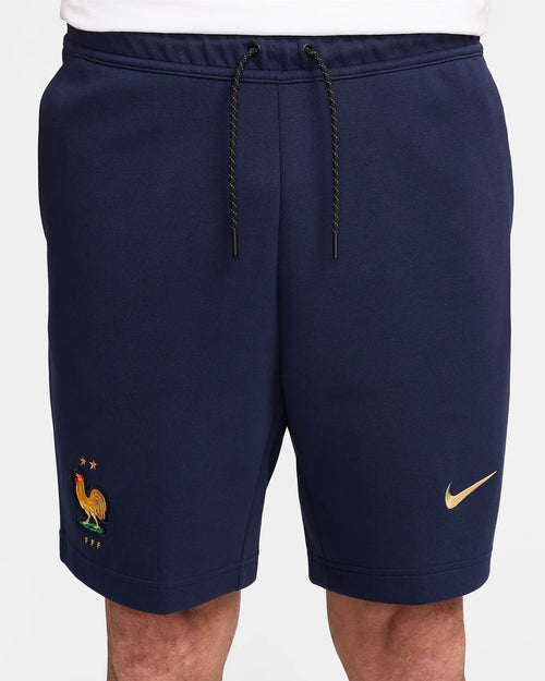 Short Equipe de France 2024 Nike Tech Fleece - Marine - FootKorner Testing