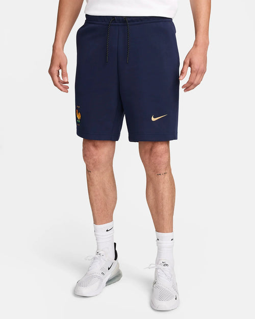 Short Equipe de France 2024 Nike Tech Fleece - Marine - FootKorner Testing