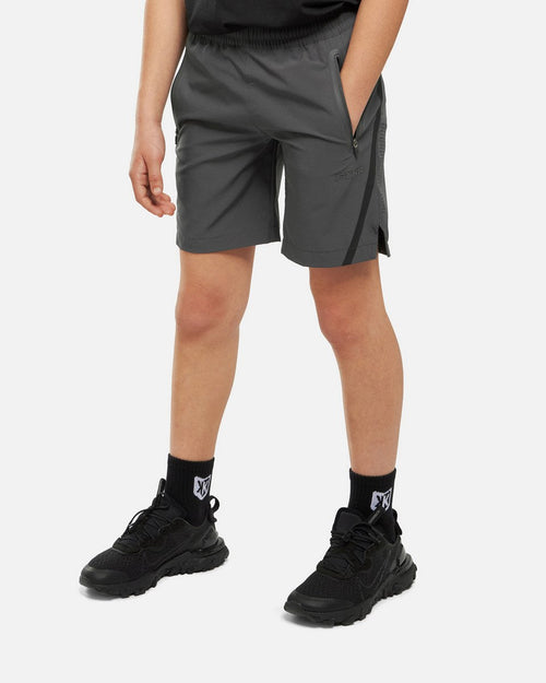 Short FK Break Junior - Gris Anthracite /Noir - FootKorner Testing