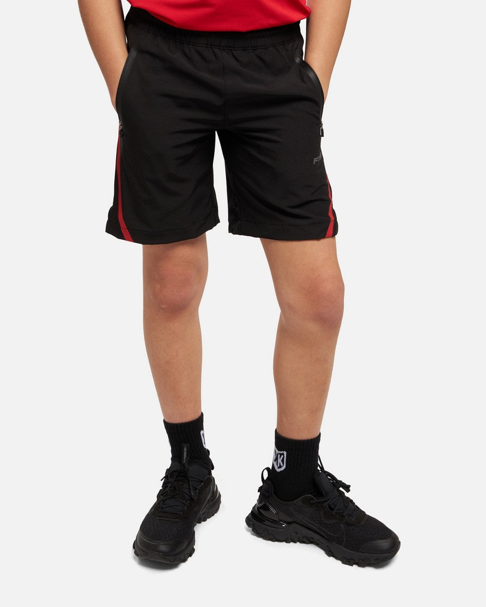 FootKorner TestingShort FK Break Junior - Noir/Rouge