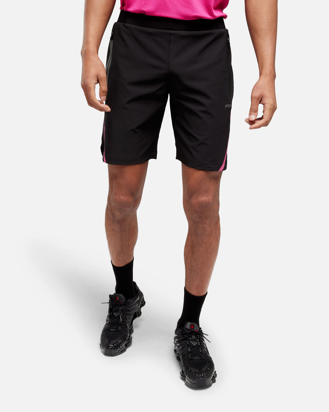 FootKorner TestingShort FK Break - Noir/Rose
