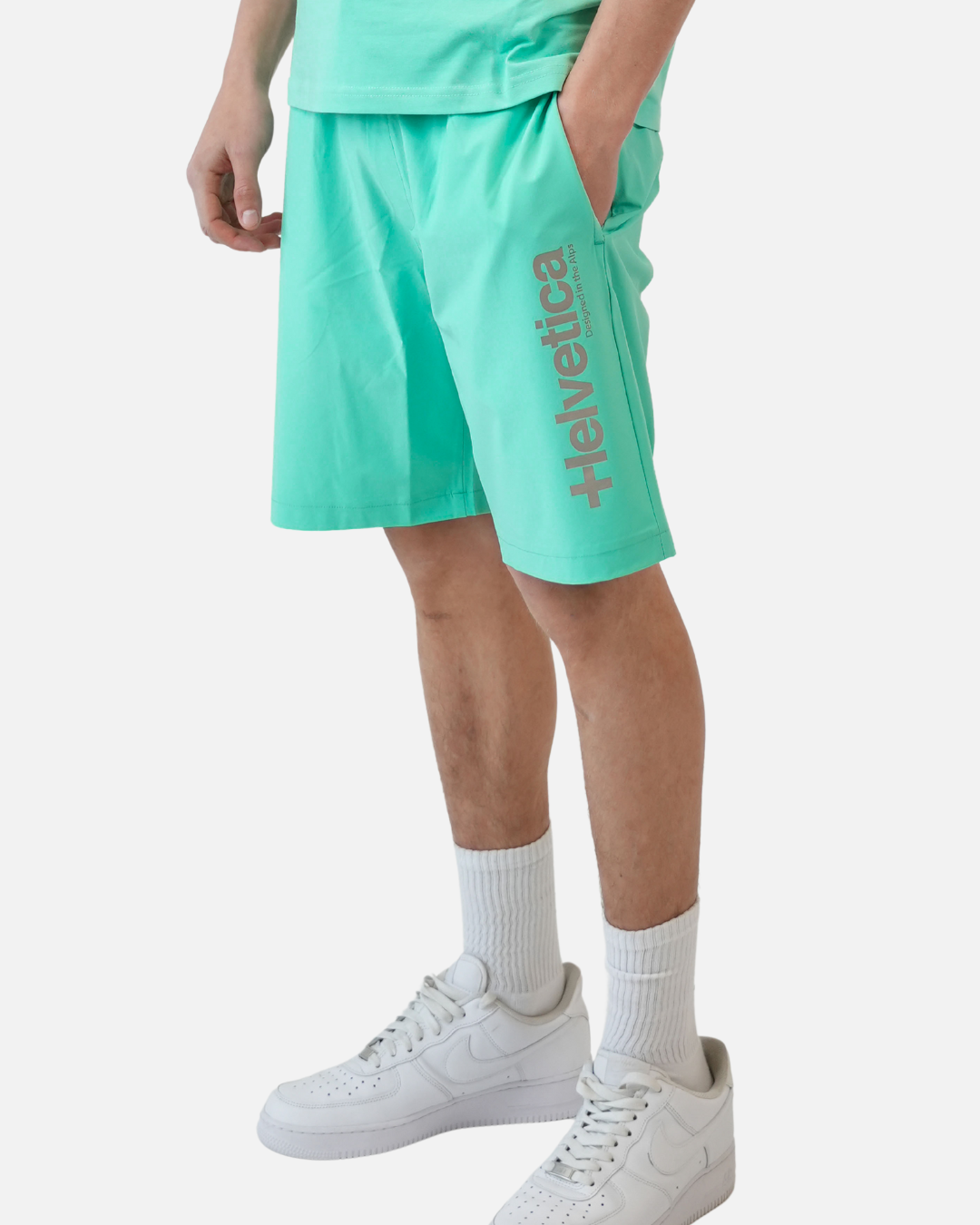 FootKorner TestingShort Helvetica Quintana - Vert
