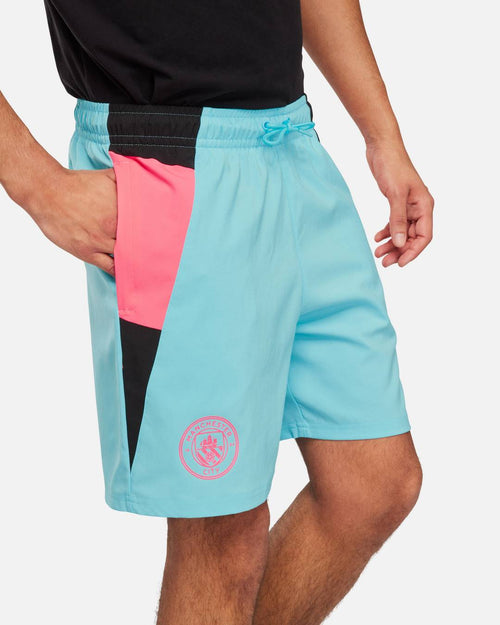 Short Manchester City - Bleu/Rose/Noir - FootKorner Testing