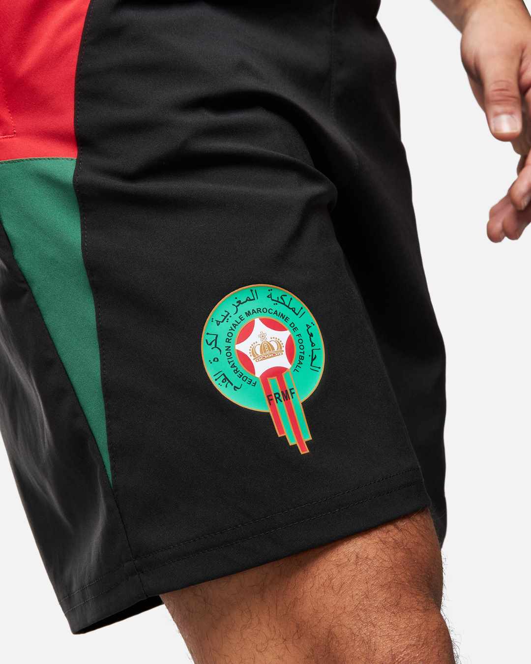 FootKorner TestingShort Maroc 2024 - Noir/Vert/Rouge