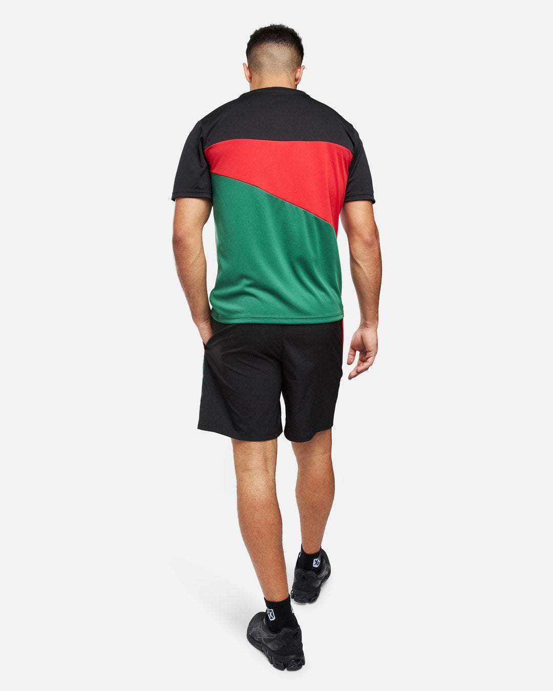 FootKorner TestingShort Maroc 2024 - Noir/Vert/Rouge