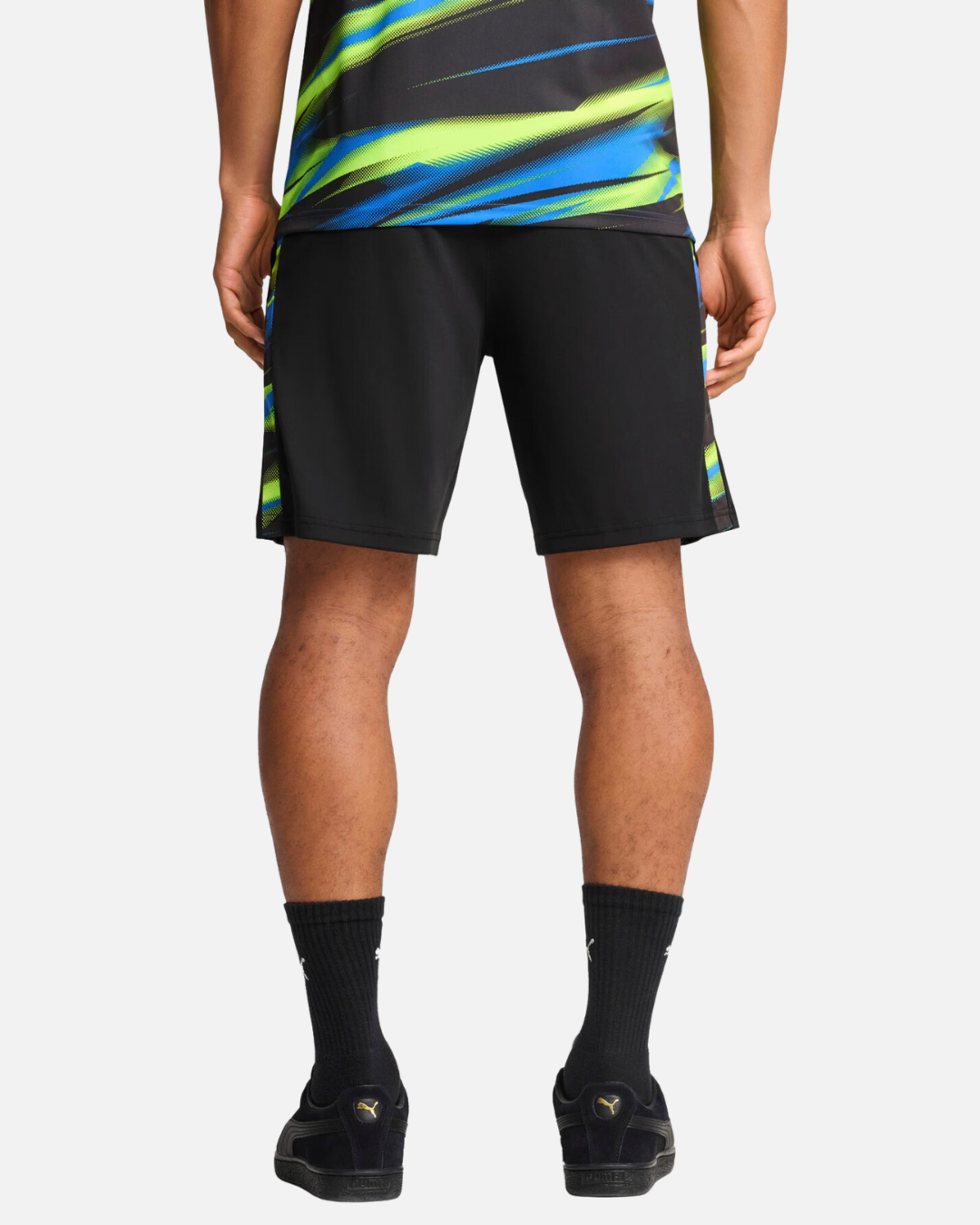 FootKorner TestingShort OM Faster 2024/2025 - Noir/Jaune/Bleu