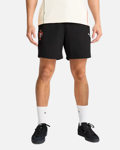 Short Portugal Pumatech 2025 - Noir/Rouge - FootKorner Testing