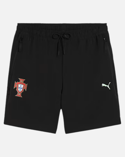 Short Portugal Pumatech 2025 - Noir/Rouge - FootKorner Testing