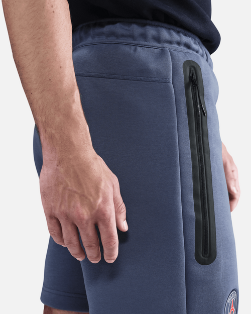 Short PSG Tech Fleece 2025/2026 - Bleu - FootKorner Testing