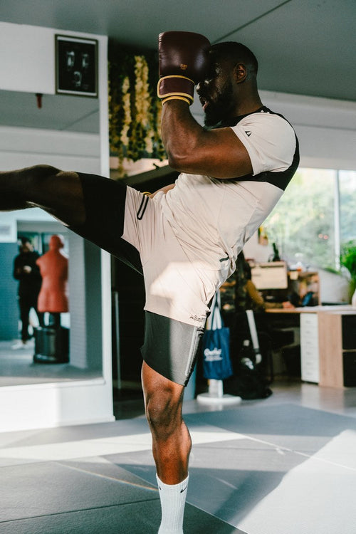 Short Scampia Scalare - Beige/Noir - FootKorner Testing