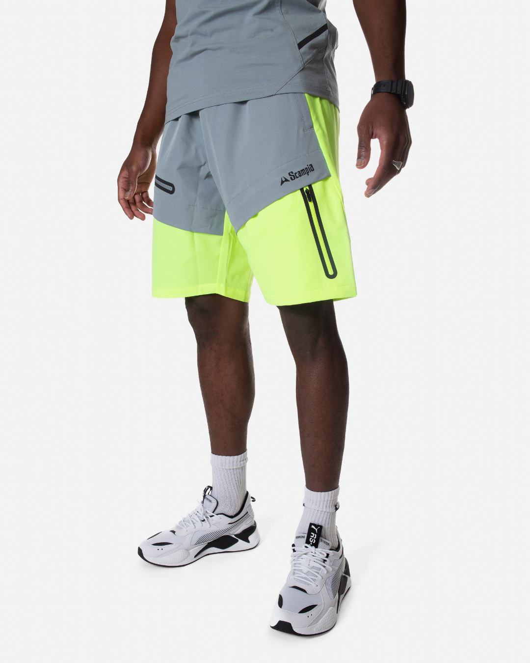 FootKorner TestingEnsemble Scampia Scalare - Jaune/Gris